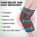 KGONE XL Knee Support Sleeve for Men & Women - Joint Pain Relief & Arthritis Recovery - Breathable Anti-Slip Compression Brace for Running, Basketball, Walking - Single Wrap - Buy Online on GoSupps.com