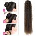 30 Long Curly Drawstring Ponytail Extension - Mix8/10# Synthetic Hairpiece for Women - Buy Online on GoSupps.com
