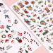 Christmas Nail Art Stickers CHANGAR Winter Penguin Lovely Santa Claus Deer Snowman Self-Adhesive Nail Art Decals 3D Design Christmas Tree Sticker Decorations for Face Body Hand Nail - Buy Online on GoSupps.com