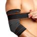Sports Elbow Brace Compression Sleeve Arm Support Elastic Sleeve with Strap for Man Women Golfer Basketball Tennis Workout Weightlifting Tendonitis Arthritis Bursitis Pain Relief 1pcs