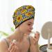Quick-Dry Hair Towel Wrap - Sunflowers Turban & Button Towel for Effortless Drying - Buy Online on GoSupps.com