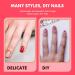 Minkissy 1 Box Nail Art Accessories Nail Metal Diy Accessories for Nail Nails Gems Nail Art Gems Crystal Nail Gems Metal Nail Jewelry Nail Crystals Nail Jewels Red Resin Boxed Shaped Drill - Buy Online on GoSupps.com