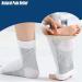 Dr. Neuropathy Socks - Compression Ankle Support for Women & Men | XX-Large Black Soothe Socks for Neuropathy - Buy Online on GoSupps.com
