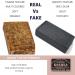 Organic African Black Soap 100g - Antibacterial Body Face & Hand Wash - Natural Vegan - Ideal for Dry Skin & Psoriasis - Authentic Raw from Ghana - Buy Online on GoSupps.com