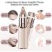 Timpou Facial Hair Remover for Women 2 in 1 Painless Facial Hair Removal Eyebrow Trimmer Rechargeable Electric Portable Face Shaver Eyebrow Lips Body for Women (Rose Gold) - Buy Online on GoSupps.com
