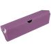 finely patterned triangular glasses case "Cassis Rocky" with embossing in purple