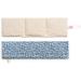 100% Cotton Cherry Stone Microwave Heat Cushion Scarf 45 x 13 cm - Blue Piquet Fabric - Buy Online on GoSupps.com