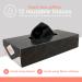 Boaty Reusable Tissue Box Washable Sustainable and Eco-Friendly Tissue Cloth Handkerchief for Home Ultra-Soft and Absorbent Cotton Bamboo Facial Tissue (12 Black) - Buy Online on GoSupps.com
