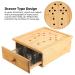 Moxibustion Box for Foot Care | Bamboo Moxa Roller with 6 Slots & Ventilation Design - Enhance Your Wellness - Buy Online on GoSupps.com