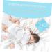 TOYANDONA Baby Bunny Pacifier Blanket - Infant Soothing Toy with Sensory Taggy Blanket Label, Blue - Buy Online on GoSupps.com