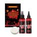 Rubu22a Halloween Artificial Blood Kit - 50ml Fresh Artificial Blood + 50ml Dark Red Theatre Blood - Artificial Blood - Washable - For Halloween Zombie Vampire Wounds (50ml + 50ml)