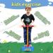 Ynanimery Foam Pogo Jumper for Kids 3-7 Years - Dinosaur & Unicorn Theme, Light-Up Stick | Birthday Toy for Toddlers - Blue - Buy Online on GoSupps.com