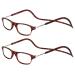 TBOC Pack: Reading Glass reading aid for men - (two units) Diopttria +3.00 Brown tortoise frame Strength PC Mobile Phone Foldable Woman Mann Magnet Clip Complaint Cutility Presbyopie +3.00 Dioptries (2 pack) Brown tortoise +brown tortoise