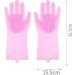 XFly Pet Grooming Gloves & Nursing Shoes for Cats - Bathing & Massaging Tool (Pink) | International Shipping Available - Buy Online on GoSupps.com
