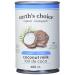 Earth's Choice - Organic Coconut Milk Light (5% Fat) Gluten Free Dairy Free Lactose Free Kosher 12 Count of 400ml 400 ml (Pack of 12)