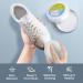 Fychuo White Shoe Cleaning Cream Trainer Cleaner Sneaker Whitener for Trainers Cleaning Products Multi Purpose Cleaner Stain Remover Waterless Cream with Sponge White - Buy Online on GoSupps.com
