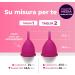 Lybera Menstrual Cup Fuchsia Red Size 2 | Eco-Friendly & Comfortable | Shop Internationally - Buy Online on GoSupps.com