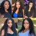 34 inch Water Wave Lace Front Wig | Brazilian Virgin Human Hair | 180% Density | Pre Plucked | Transparent HD Lace | for Black Women - Buy Online on GoSupps.com