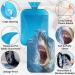 Shark Hot Water Bottle with Fluffy Cover - 2L Ocean Warmth for Pain Relief & Cozy Nights | Ideal for Kids Men & Women - Buy Online on GoSupps.com