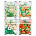 4 Bottles 3D Nail Nail Decoration Nail Adornments Your Nail Look With Eye Catching Ornaments Nail Accessories For Women spring orange light