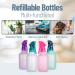 12oz Colored Squirt Bottles - Refillable Stream and Mister Spray Bottle for Cleaning, Gardening, Grooming - Hair Salon - COLORS MAY VARY - Buy Online on GoSupps.com