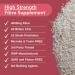 4000mg Psyllium Husk Fiber with Probiotics - 120 Capsules for Digestive Health & Regularity - Buy Online on GoSupps.com