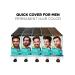 KISS Quick Cover Men s Permanent Hair Color for Mustache & Beard - Natural Black - Fast & Easy Hair Color Solution - Buy Online on GoSupps.com