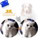 2 Pcs Cat Combs Flea Comb for Cats Dogs Lice Tear Stain Remover Combs Fine Tooth Grooming Removal Tool (Blue 2Pcs) - Buy Online on GoSupps.com