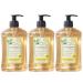 A La Maison Provence Lemon Liquid Hand Soap | 16.9 Fl oz. Pump Bottles Moisturizing Natural Hand Wash Soap | Triple French Milled | Gentle To Hands | (3 Pack) 16.9 Fl Oz (Pack of 3)