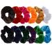 Prochive Velvet Elastic Hair Ties 12 Colors 12 Pack