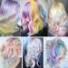 Colorful Rainbow Wig Pieces - Clip-in Highlights for Women & Girls | Lskjmo Synthetic Hair Extensions - Buy Online on GoSupps.com