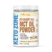 Keto Zone MCT Oil Powder | French Vanilla | 315 G | 30 Day Supply | Dr. Colbert's Keto Zone Diet Book | Coffee Creamer | 70% C8 30% C10 | 0 Net Carbs