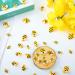 100 Pcs Tiny Resin Bee Ornaments 0.98, 0.74, 0.55 for Crafts & Decor - Flatback Bee Charms & Embellishments - Bumblebees for Wreath, Party & Home Decoration - Buy Online on GoSupps.com