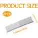 Metal Dog Combs for Grooming 2PCS Metal Stainless Steel Dog Grooming Comb Cat Comb Silver Pet Comb Suitable for Dog Cat Pet Fur Detangling - Buy Online on GoSupps.com