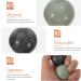 Purchase Healvian Marble Baoding Balls - Handmade Chinese Meditation & Massage Tools | 2 Sets of Green & Black Gripper Trainer Balls for Stress Relief - Buy Online on GoSupps.com