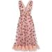 UIKMNh Teen Girls Glitter Strawberry Tea Dress - Sleeveless V-Neck Summer Dress (Strawberry Pink, Small) - Buy Online on GoSupps.com