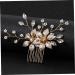 Beavorty flower hair comb bride hair comb clip wedding guest gold headband shiny metal headband bridal headdress sparking hair hoops crystal wedding headdress decorate Miss manual - Buy Online on GoSupps.com