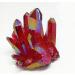 Room Decoration 145g Natural red Quartz Cluster Beautiful red Aura Angel Crystal Cluster Reiki Titanium Coating Cluster yuebang - Buy Online on GoSupps.com
