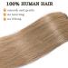 SEGO Clip In Extensions | Real Remy Hair | Heat Resistant Straight Honey Blonde #27 | 10 (25cm) - 50g - Buy Online on GoSupps.com
