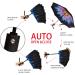 NOORNY Inverted Umbrella Double Layer Automatic Folding Reserve Umbrella Windproof UV Protection for Rain Car Travel Outdoor Men Women 4.Purple Follower - Buy Online on GoSupps.com