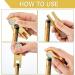 Maitys 2 Pcs Billiards Pool Cue Tip Shaper & Scuffer Tool Set - U-Shaped Multi-functional Trimmers Tapper with Sandpaper | Metal Cue Stick Accessory in Gold - Buy Online on GoSupps.com