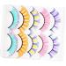 FOMIYES 25 Pairs Colored False Eyelashes Fake Lashes False Eyelashes Individual Winged Eyelashes Colorful Lashes Makeup Tools for Women Carnival Party Eyelashes Imitation Strip Extend - Buy Online on GoSupps.com