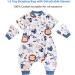 Chilsuessy 1.5 Tog Baby Sleeping Bag with Feet | 100% Cotton Sleep Sack | Removable Sleeves | Anti Kick | Infant Toddler Wearable Blanket | Zebra Lion Design | 90/3-4 years - Buy Online on GoSupps.com