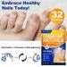 Overnight Toenail Treatment - Extra Strength Nighttime Nail Patches | 32 Hydrogel Patches for Visible Results in 8 Hours - Buy Online on GoSupps.com