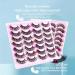 Uranian Colorful Fluffy Faux Mink Eyelashes - 14 Pairs D Curl Long Dramatic Volume Lashes for Women & Girls - Buy Online on GoSupps.com