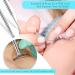 Chumia Eyelash Lift Perm Tool Set - 2 Stainless Steel Lash Separator & Tint Rods for Eyelash & Eyebrow Perming Curling & Extensions - Premium Silver Tools - Buy Online on GoSupps.com
