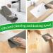 4 Pack Damp Clean Duster Towel Reusable Streakless Cleaning Cloths Soft Sponge Cleaning Cloths Thick Damp Dusting Cloth Water Absorbent Damp Cleaning Duster for Window Tiles Blinds 23 23 0.4cm - Buy Online on GoSupps.com