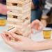 ArtCreativity Tumbling Tower Drinking Game with Challenges | Includes 4 Glasses and 60 Wooden Blocks | Fun House Party Game for Game Night | Great Gift Idea - Buy Online on GoSupps.com