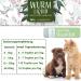Nature Animal 2x Wurm Liquid for Dogs & Cats - Natural Vegan Dewormer Cure - High-Quality Worm Treatment for Pets - Love Your Furry Friends! - Buy Online on GoSupps.com