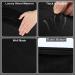 Stretch Velvet Toilet Tank Lid Cover - Super Soft Luxury Plush with Elastic Bottom, Machine Washable - Black - Buy Online on GoSupps.com